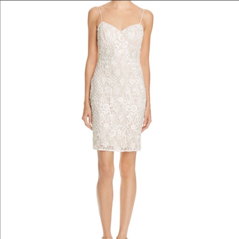 Aidan Mattox Embellsihed Lace Dress Size 8